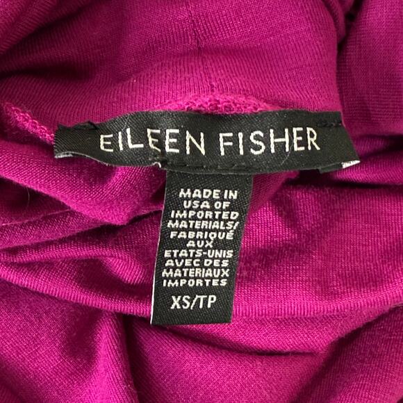 Eileen Fisher Purple Lightweight Turtleneck Elevated Basics Quiet Luxury XS - Picture 4 of 5